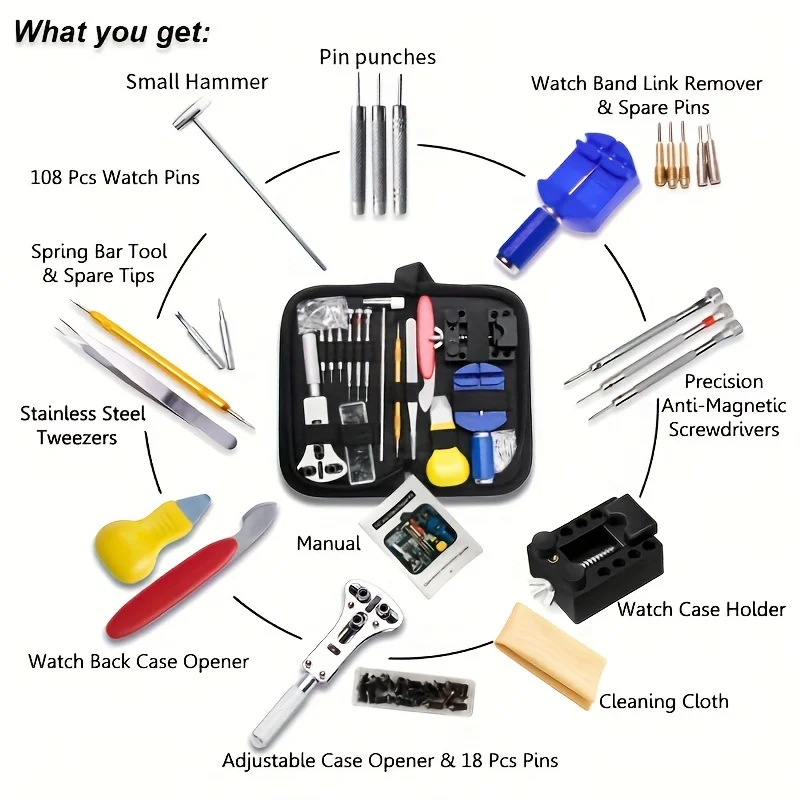 147 ชิ้น/เซ็ตช่างซ่อมนาฬิกานาฬ - Luxury Watch Repair บทวิจารณ์และราคา