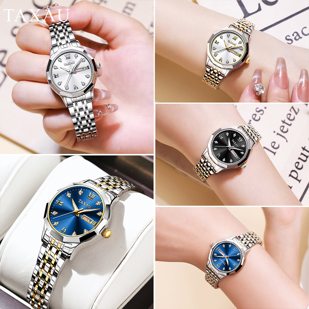 OLEVS แฟชั่นนาฬิกาสีทองสําหรับ - Luxury Watch Female บทวิจารณ์และราคา