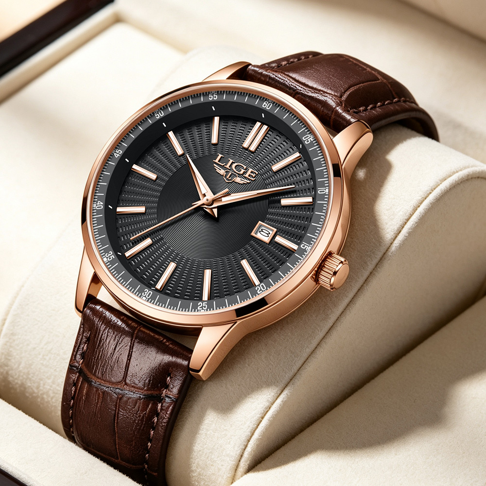 นาฬิกาข้อมือผู้ชายแบรนด์หรู LI - Luxury Watch Manufacturers บทวิจารณ์และราคา
