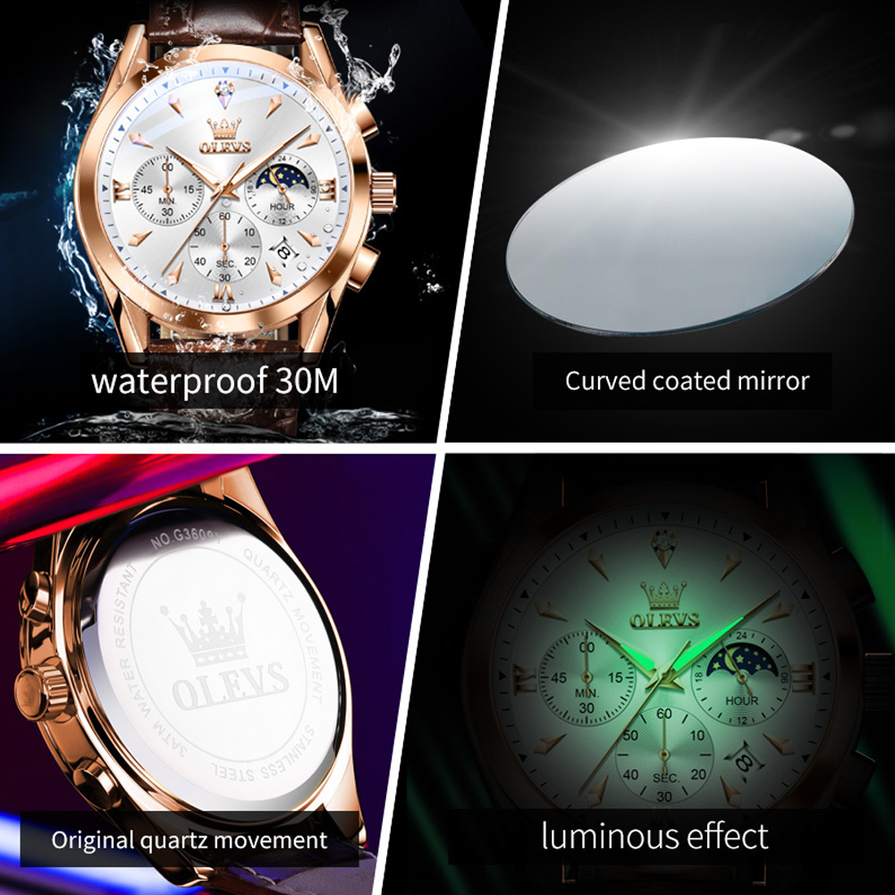 OLEVS ยี่ห้อใหม่แฟชั่นนาฬิกาคว - Luxury Watch Manufacturers บทวิจารณ์และราคา