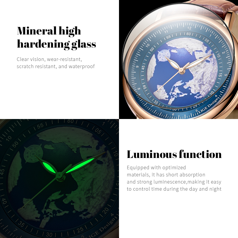 นาฬิกาข้อมือผู้ชาย LIGE 2026 แ - Luxury Watch Manufacturers บทวิจารณ์และราคา