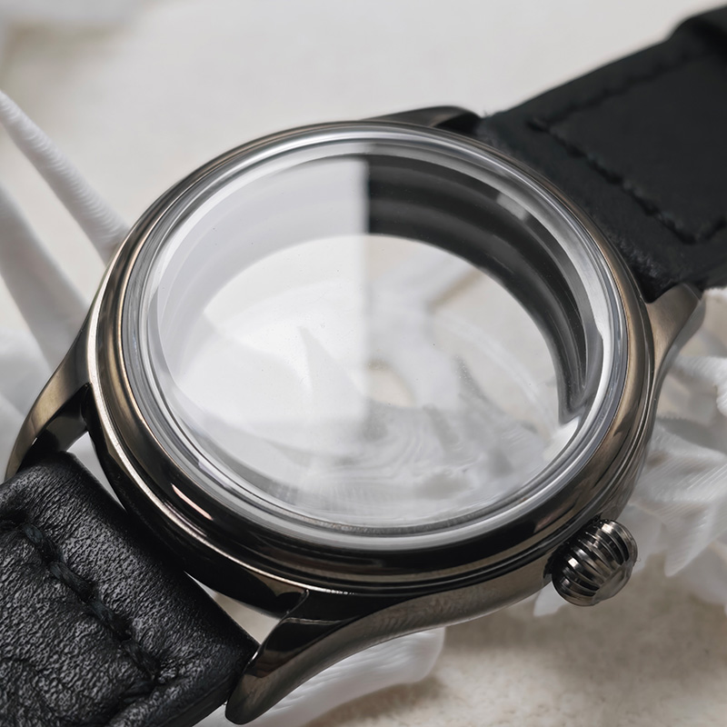 ตัวเรือนนาฬิกาสีเทา Gun Grey ร - Exhibition Caseback บทวิจารณ์และราคา