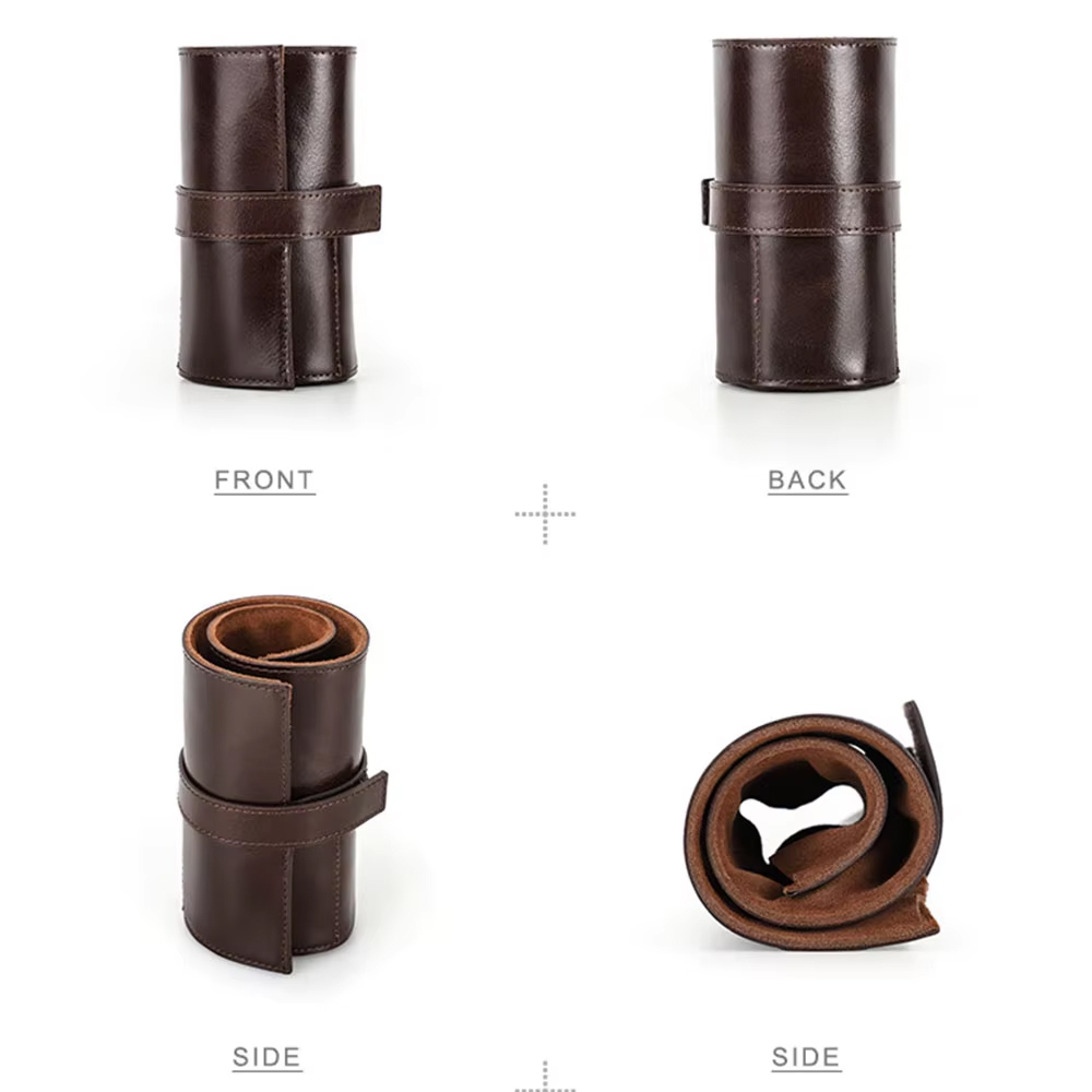 กล่องใส่นาฬิกาหนังวัวแท้ 100%  - Luxury Watch Case Travel บทวิจารณ์และราคา